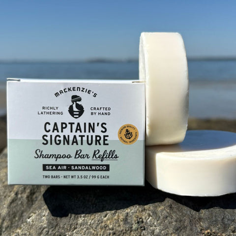 Captain's Signature Shampoo Bar Refills (2 Pack)