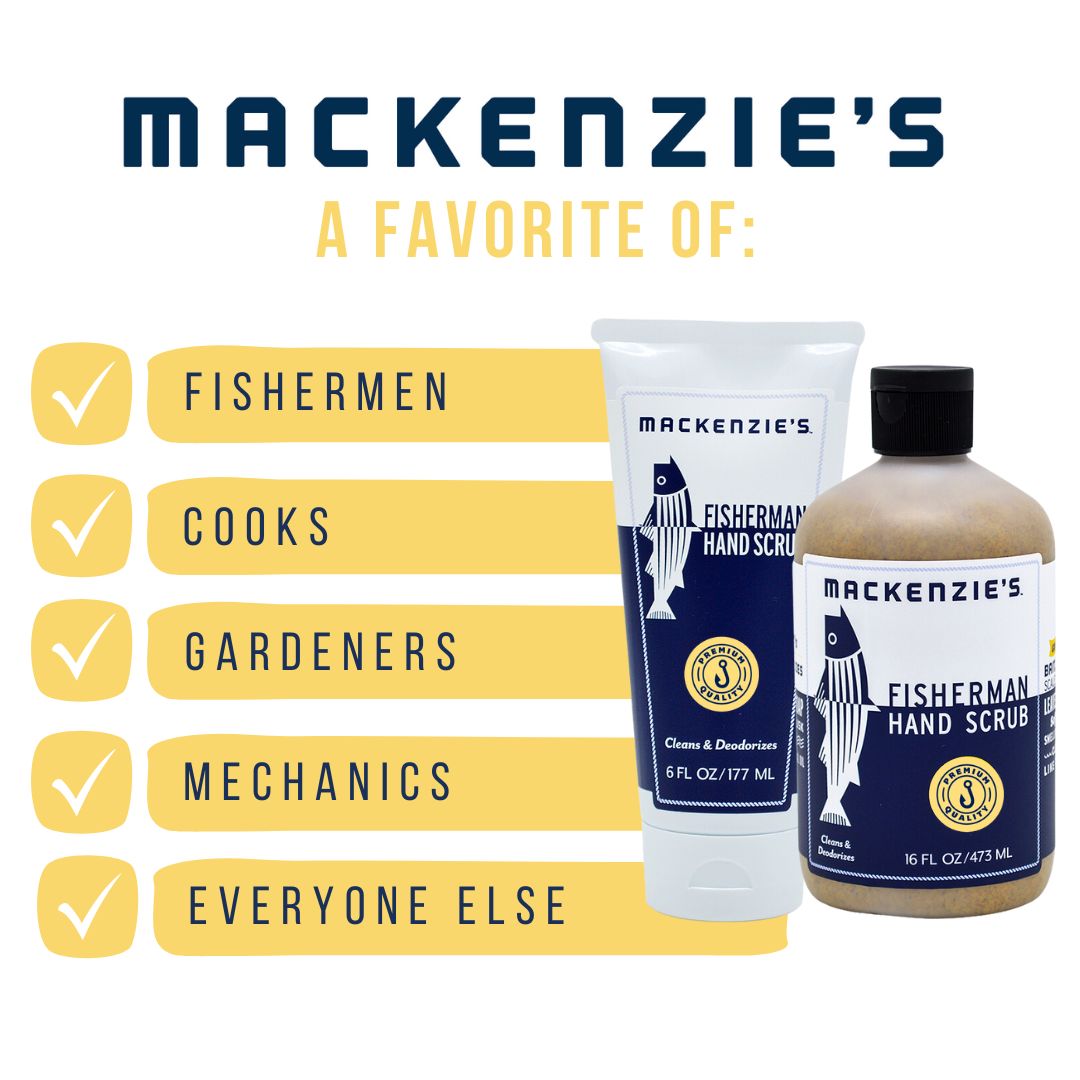 Fish Hand Scrub Fisherman Hand Scrub & Fishing Towel Bundle – MacKenzie's Fisherman