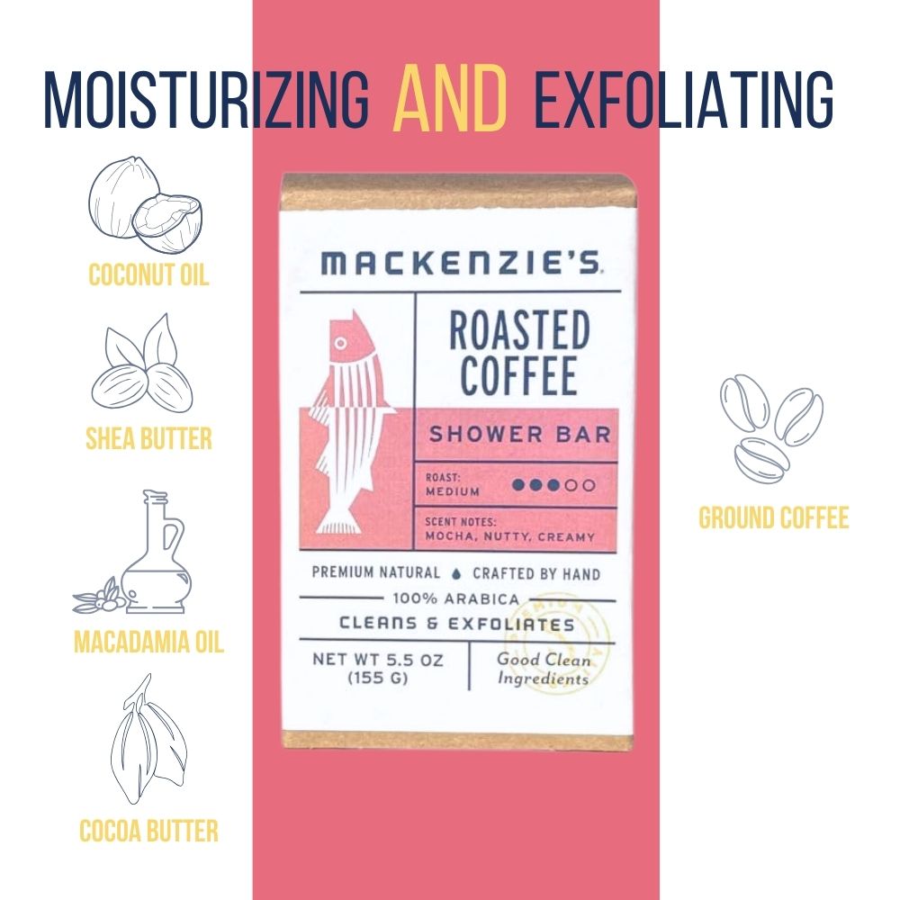 Roasted Coffee Shower Bar 5.5 OZ