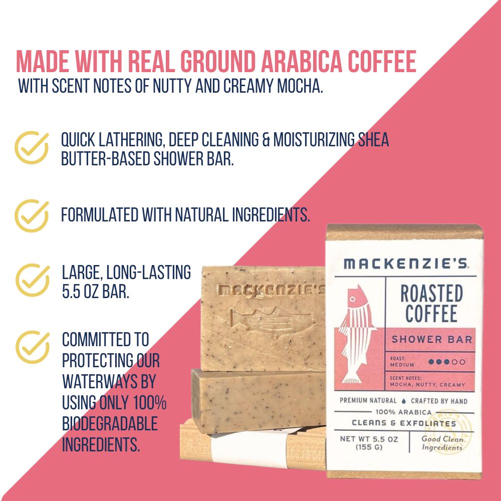 Roasted Coffee Shower Bar 5.5 OZ