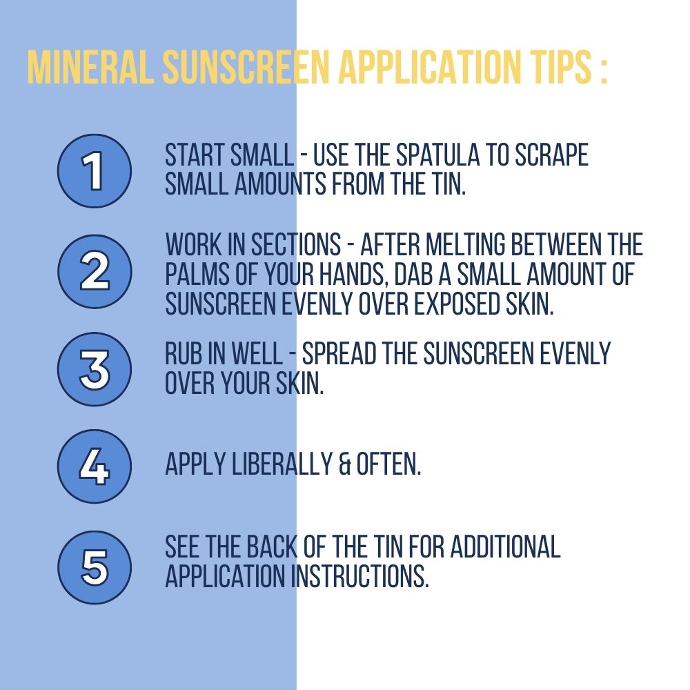 SPF 40 Ocean Safe Sunscreen Tin