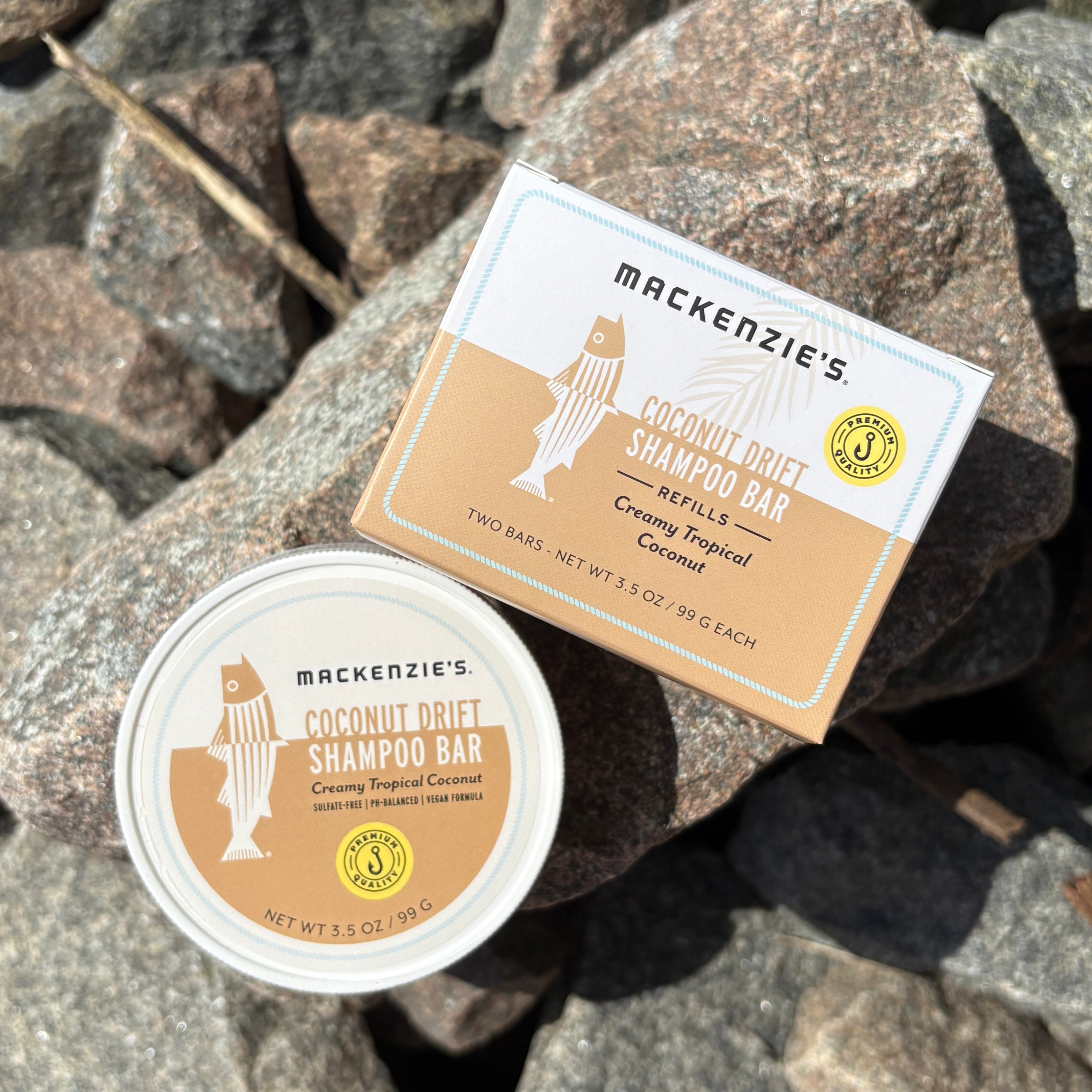 Coconut Drift Shampoo Bar Refills (2 Pack)