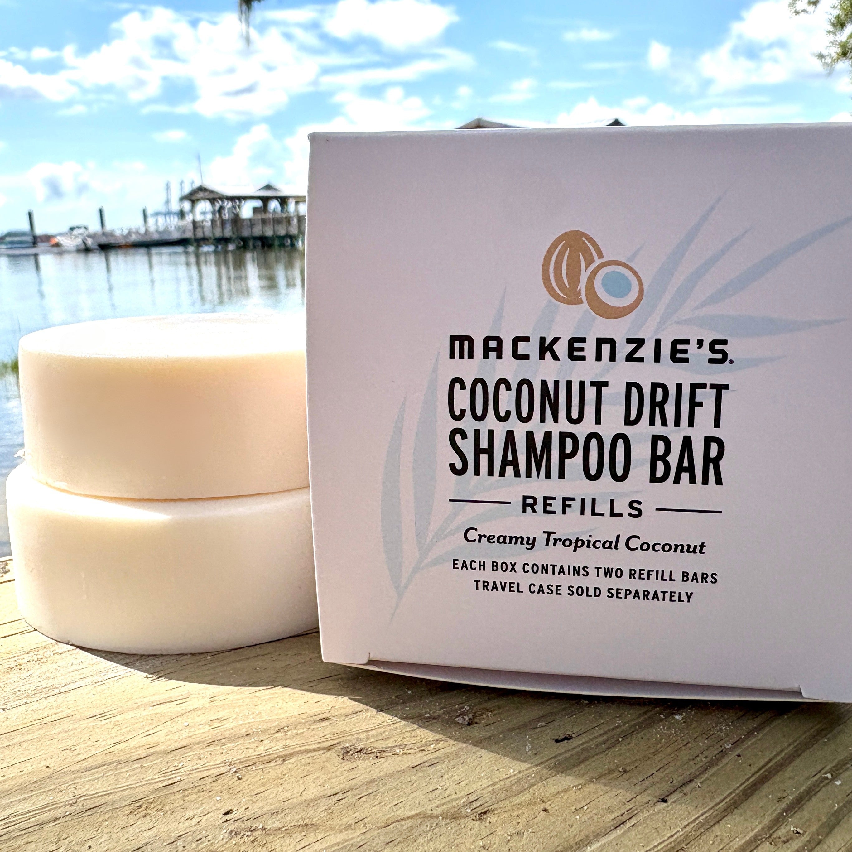 Coconut Drift Shampoo Bar Refills (2 Pack)