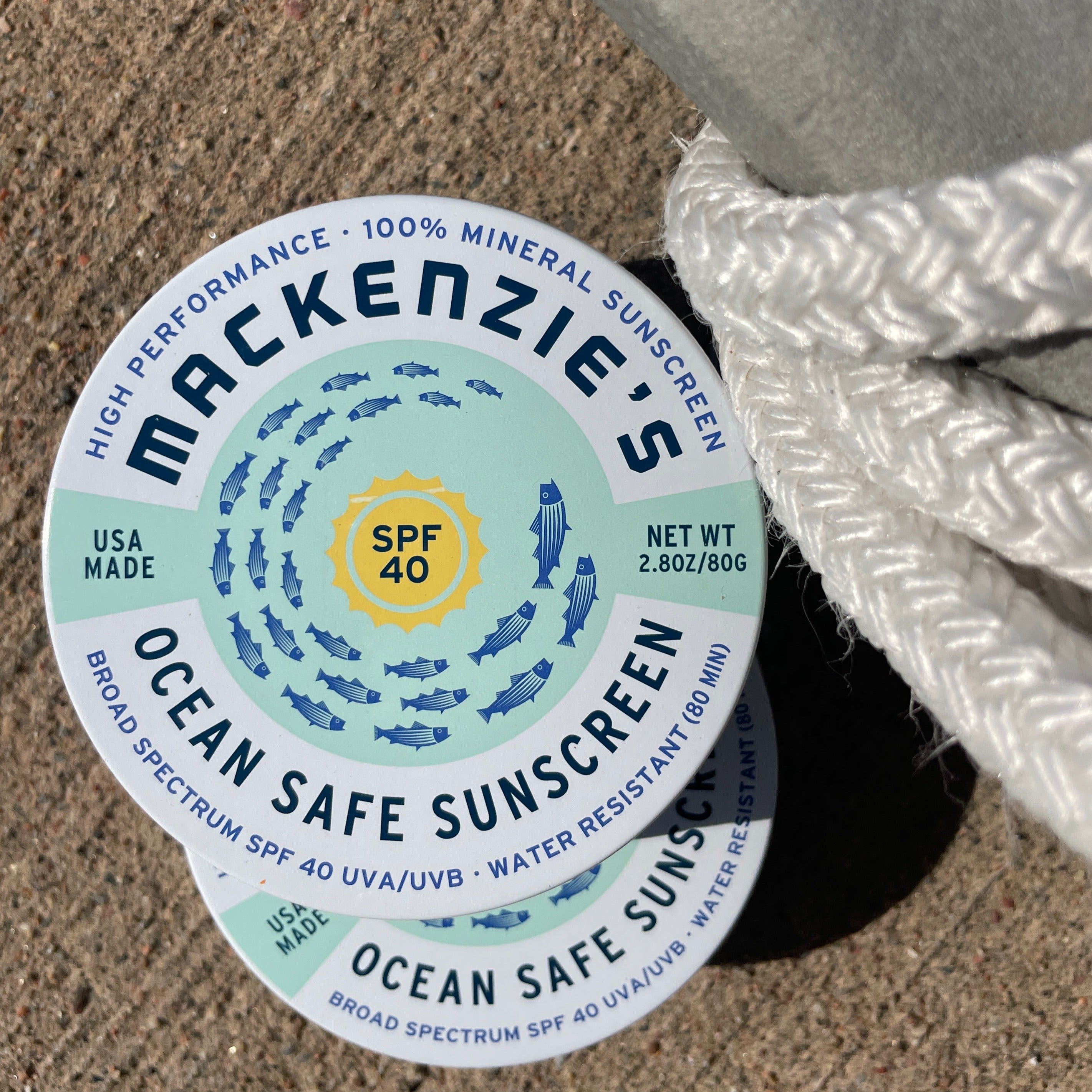 SPF 40 Ocean Safe Sunscreen Tin