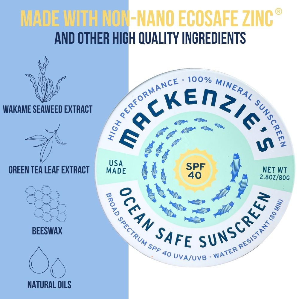 SPF 40 Ocean Safe Sunscreen Tin