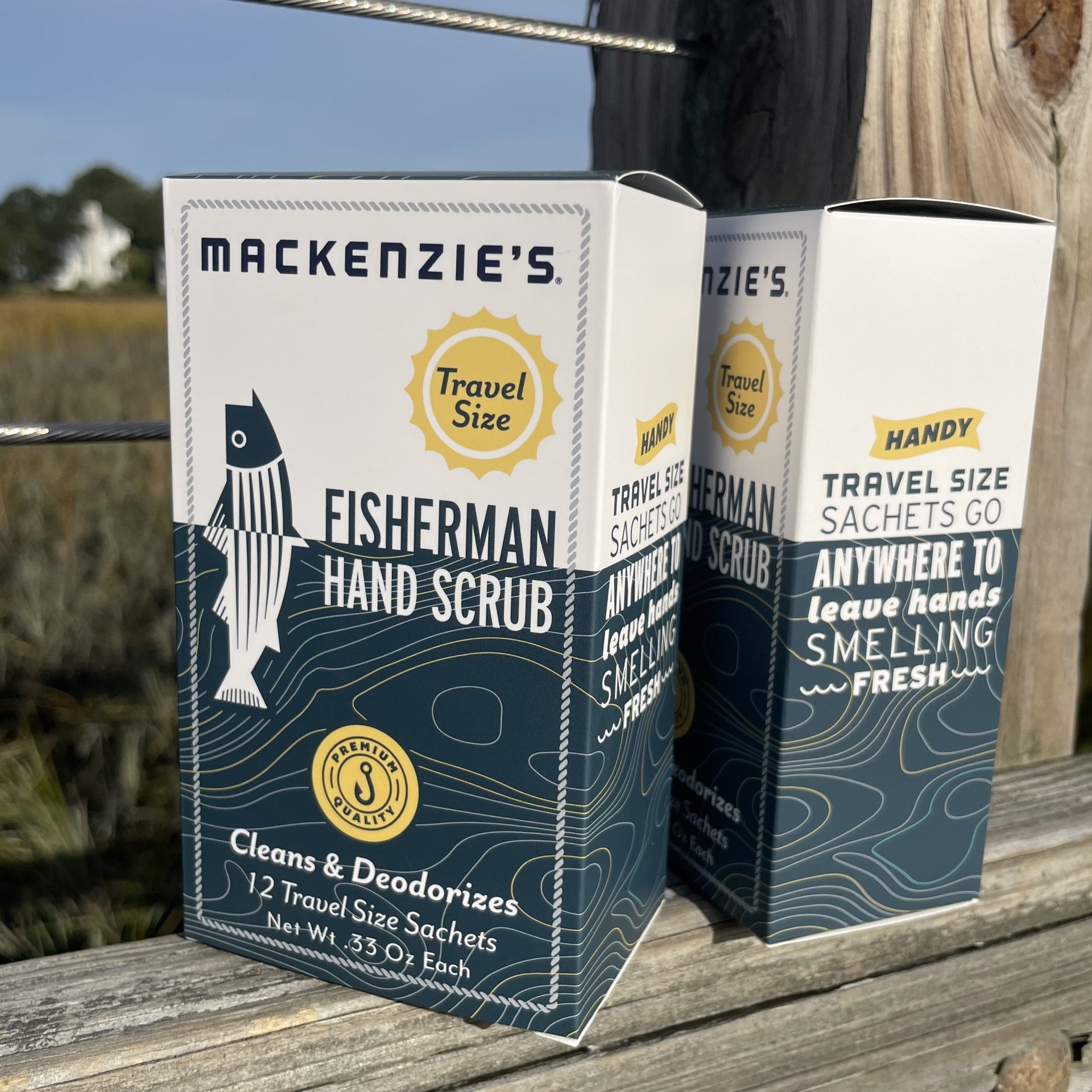 Fish Hand Scrub Fisherman Hand Scrub Travel Sized .33 oz Sachets - Pack of 12 ...