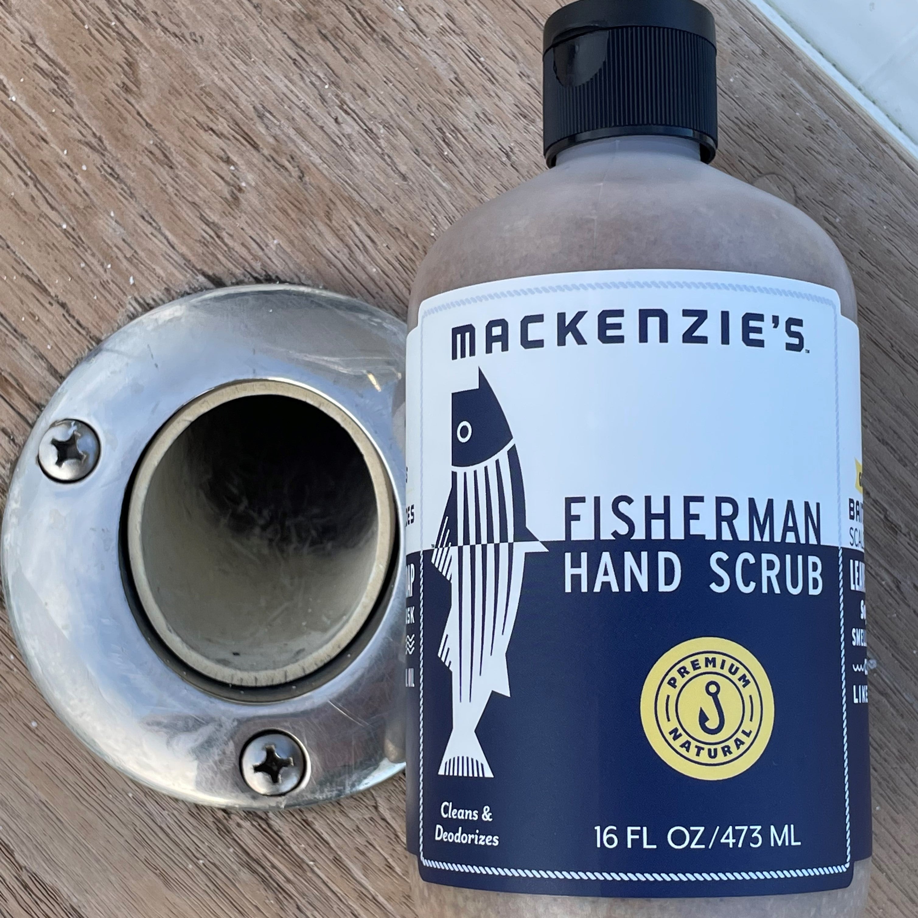 Fish Hand Scrub Fisherman Hand Scrub 16 FL OZ – MacKenzie's Fisherman