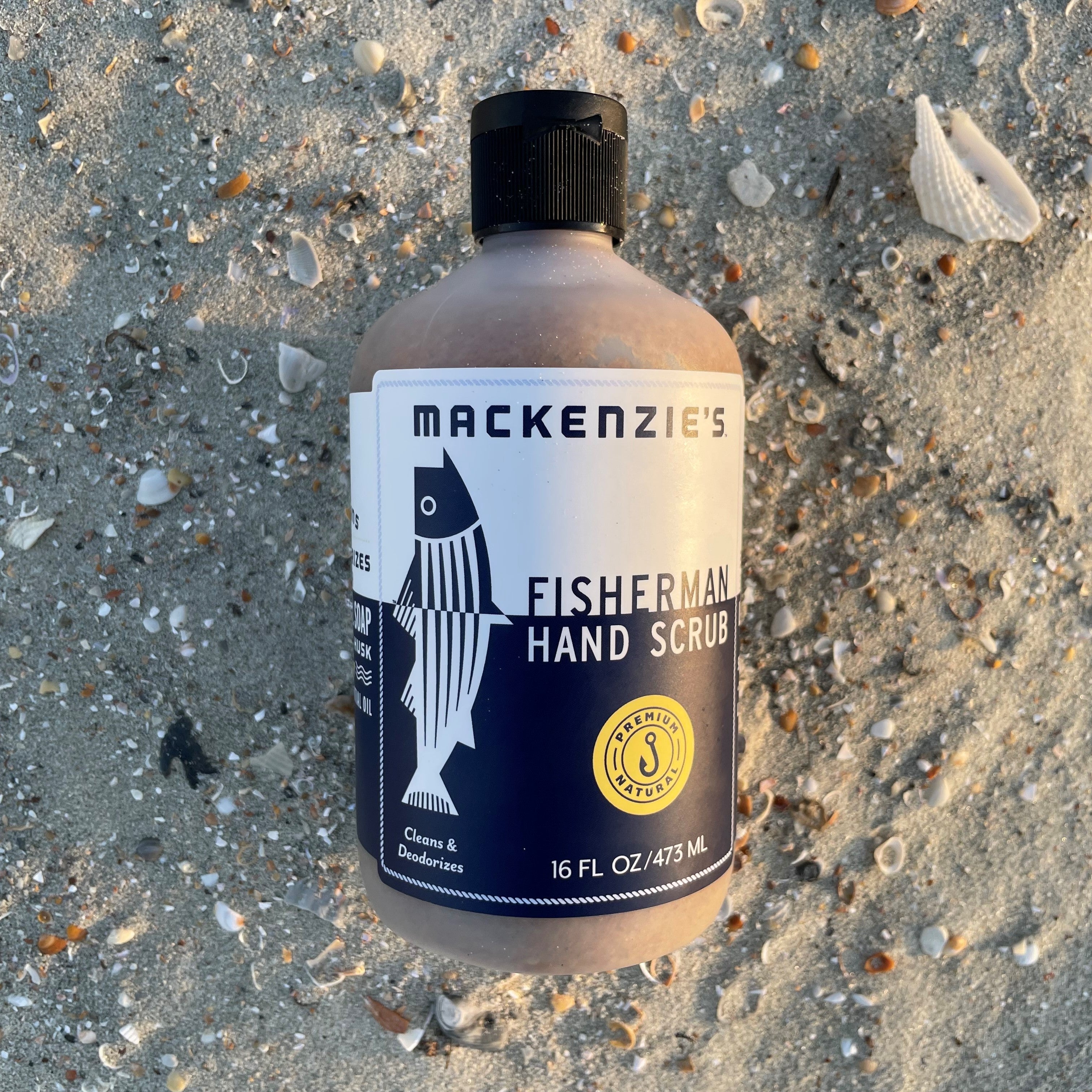 Fish Hand Scrub Fisherman Hand Scrub 16 FL OZ – MacKenzie's Fisherman