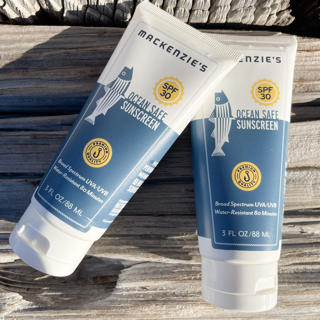 markise sunscreen MacKenzie's SPF 30 Mineral Based Sunscreen 3 fl oz – MacKenzie's Fisherman